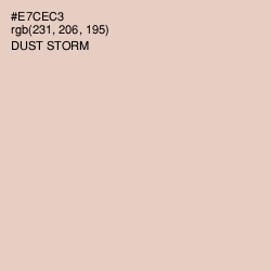 #E7CEC3 - Dust Storm Color Image